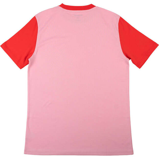 Contrast T-shirts, Pink, Engine Red