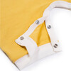 Cotton Romper, Misted Yellow with White - Rompers - 3