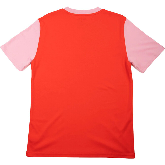 Contrast T-shirts, Engine Red, Pink