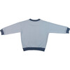 Contrast Sweatshirt, Light Blue, Navy Blue - Sweatshirts - 2