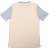 Color Block T-shirts, White, Light Blue - T-Shirts - 2