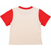Color Block Kids T-shirt, White, Red - T-Shirts - 2