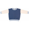 3-Tone Sweatshirt, Blue Trio - Sweatshirts - 1 - thumbnail