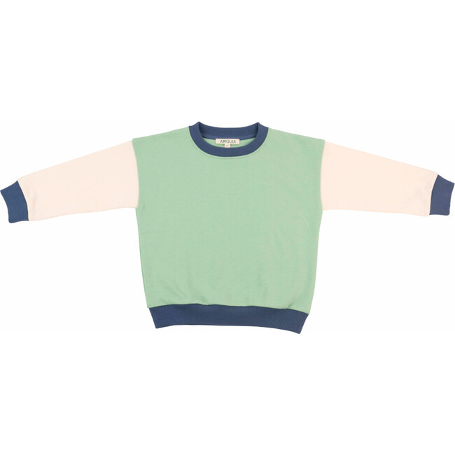 3-Tone Sweatshirt, Green Trio