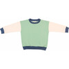 3-Tone Sweatshirt, Green Trio - Sweatshirts - 1 - thumbnail