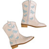 Cowgirl Baby Blue Bow Boots, Baby Blue - Boots - 1 - thumbnail