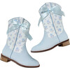 Cowgirl Petite Bloom Boots, Blue - Boots - 1 - thumbnail