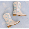 Cowgirl Baby Blue Bow Boots, Baby Blue - Boots - 7