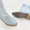 Cowgirl Petite Bloom Boots, Blue - Boots - 4
