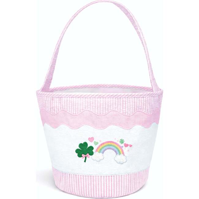 Rainbow Shamrock Gift Tote, Pink