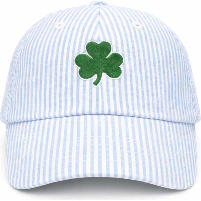 Shamrock Baseball Hat, Blue