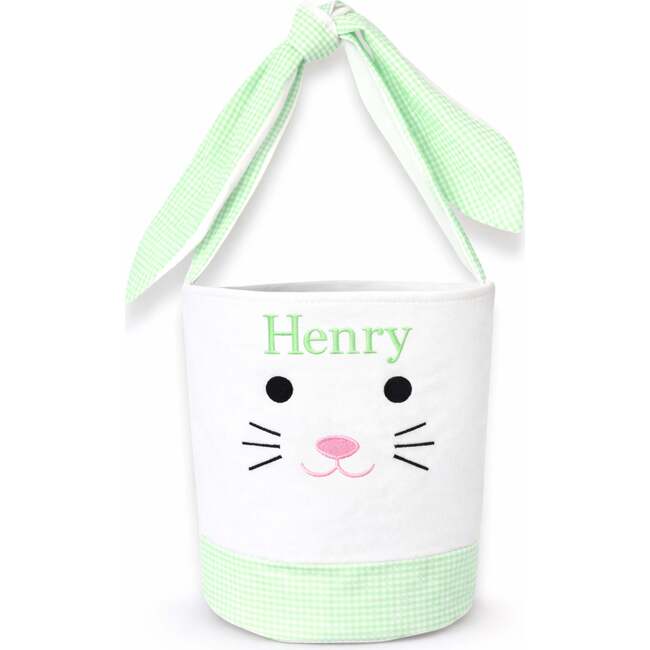 Easter Bunny Basket, Green