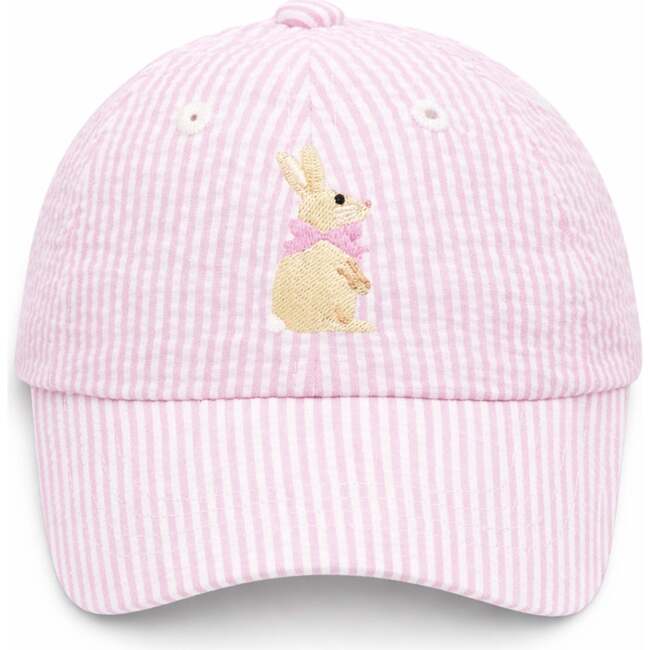 Bunny Bow Baseball Hat, Pink