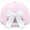 Shamrock Bow Baseball Hat, Pink - Hats - 3