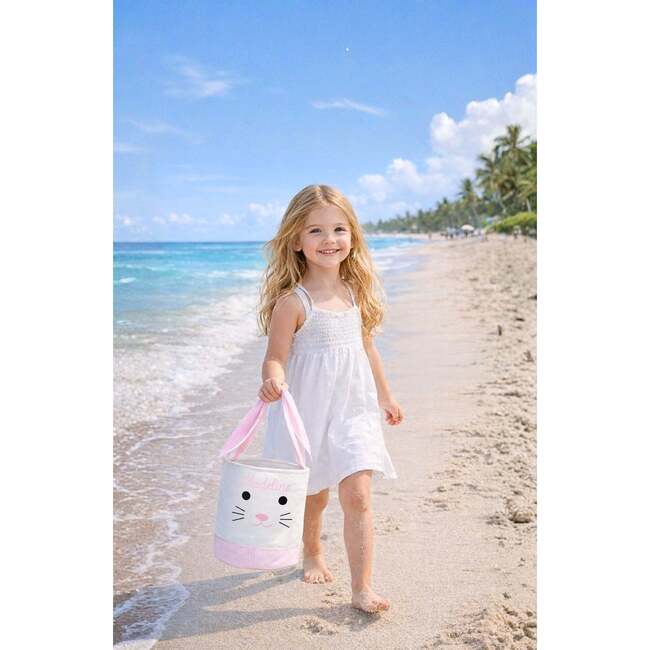 Easter Bunny Basket, Pink
