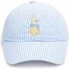 Bunny Baseball Hat, Blue - Hats - 1 - thumbnail