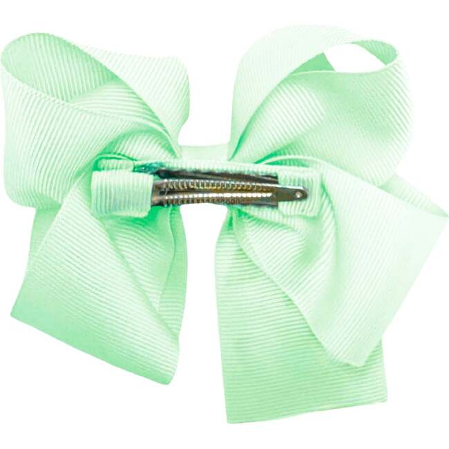 Rainbow Shamrock Hair Bow, Green - Hair Accessories - 3