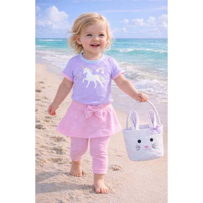 Bitty Bunny Basket, Lavender