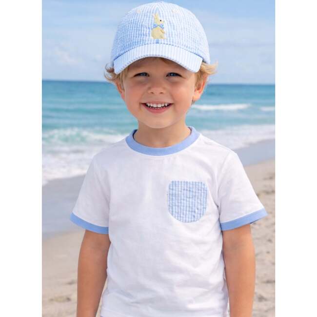 Bunny Baseball Hat, Blue