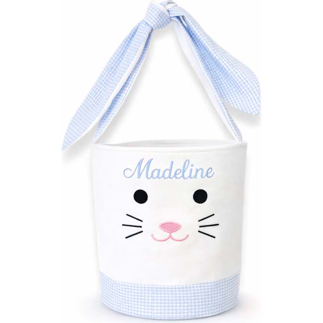 Easter Bunny Basket, Blue - Easter Baskets - 4