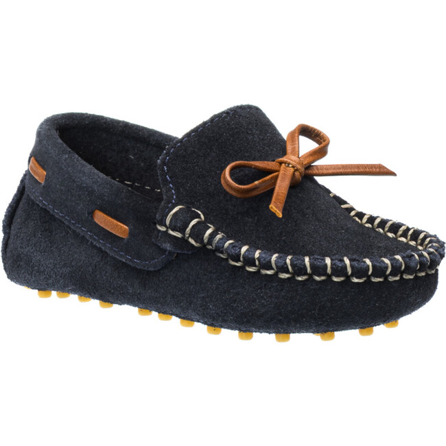 Toddler Driver Loafer, Suede Blue