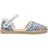 Linen Classic Espadrille, Floral - Espadrilles - 2