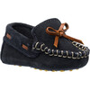 Baby Driver Loafer, Suede Blue - Loafers - 1 - thumbnail
