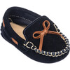 Baby Driver Loafer, Suede Blue - Loafers - 3