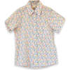 Boys Collar Shirt, Yellow Petal Confetti - Polo Shirts - 1 - thumbnail