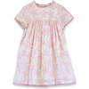 Girls Amy Dress with Lace trim, Sunwashed Pink - Dresses - 1 - thumbnail