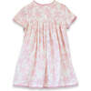 Girls Amy Dress with Lace trim, Sunwashed Pink - Dresses - 2