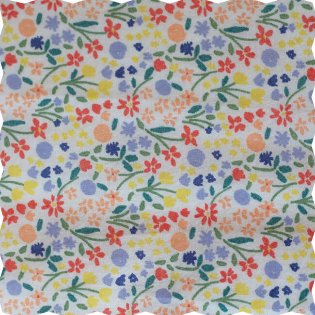 Toddler Emily Dress with Lace trim, Yellow Petal Confetti - Dresses - 3