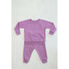 Teddy Bear Jogger Set, Orchid Haze - Mixed Apparel Set - 1 - thumbnail