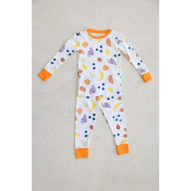 Long Sleeve Pajama Set, Vitamin C (Orange)