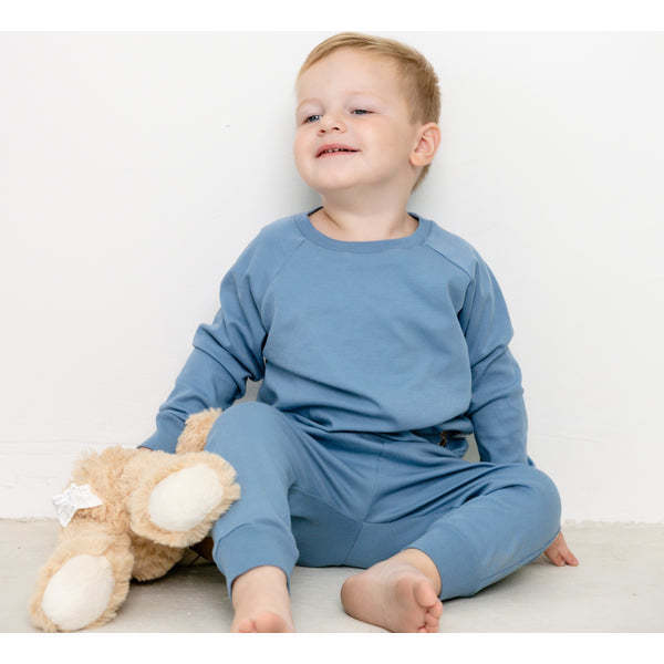 Teddy Bear Jogger Set, Winward Blue