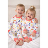 Long Sleeve Pajama Set, Vitamin C (Coral) - Pajamas - 2