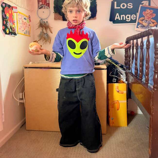 Skater Pants, Black - Pants - 3