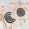 Swirl Tee, Beige - T-Shirts - 3