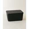 Sculpted Bin - Wide with Lid, Carbon - Storage - 2