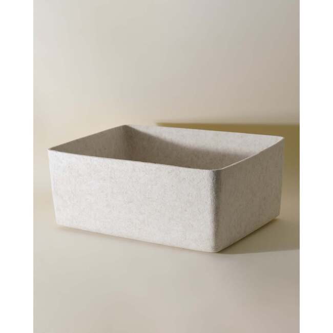 Sculpted Bin - XL, Stone