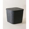 Sculpted Bin - Original with Lid, Carbon - Storage - 2