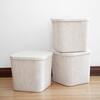 Sculpted Bin - Original with Lid, Stone - Storage - 3