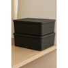 Sculpted Bin - XL with Lid, Carbon - Storage - 4