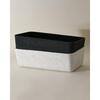 Sculpted Bin - Long, Carbon - Storage - 3