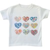 Liberty of London Children's Hearts T-Shirt, White - T-Shirts - 1 - thumbnail