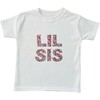 Liberty of London Children's Lil Sis T-Shirt, White - T-Shirts - 1 - thumbnail