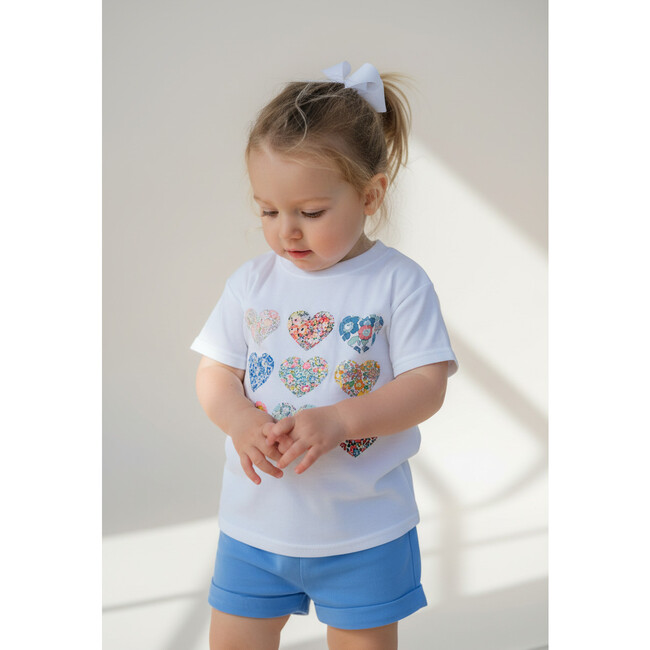 Liberty of London Children's Hearts T-Shirt, White