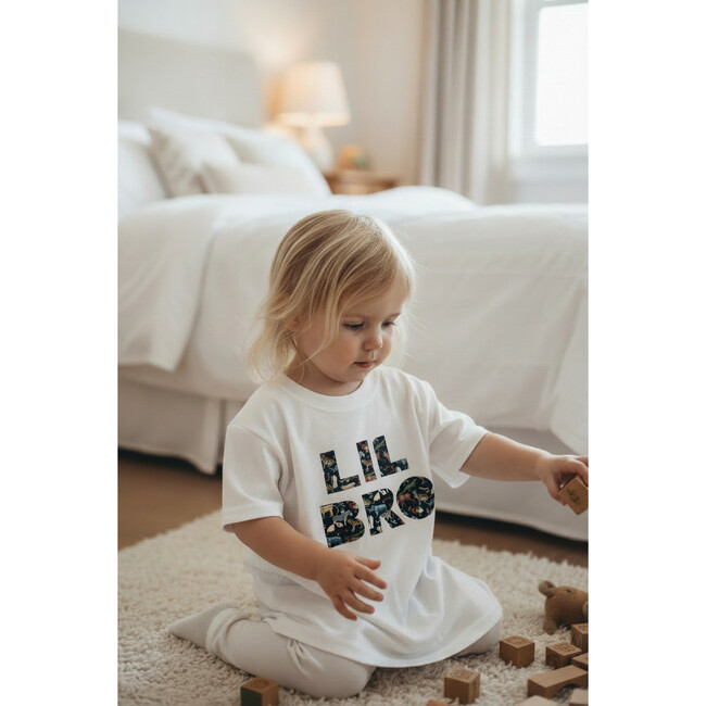 Liberty of London Children's Lil Bro T-Shirt, White