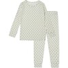 Lavender Lane Bamboo Kids Pajama Set, Delicate Purple & Green Floral - Pajamas - 1 - thumbnail