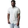 Linen Short Sleeve Button Down Shirt, Sunlit Plaid - Button Downs - 1 - thumbnail